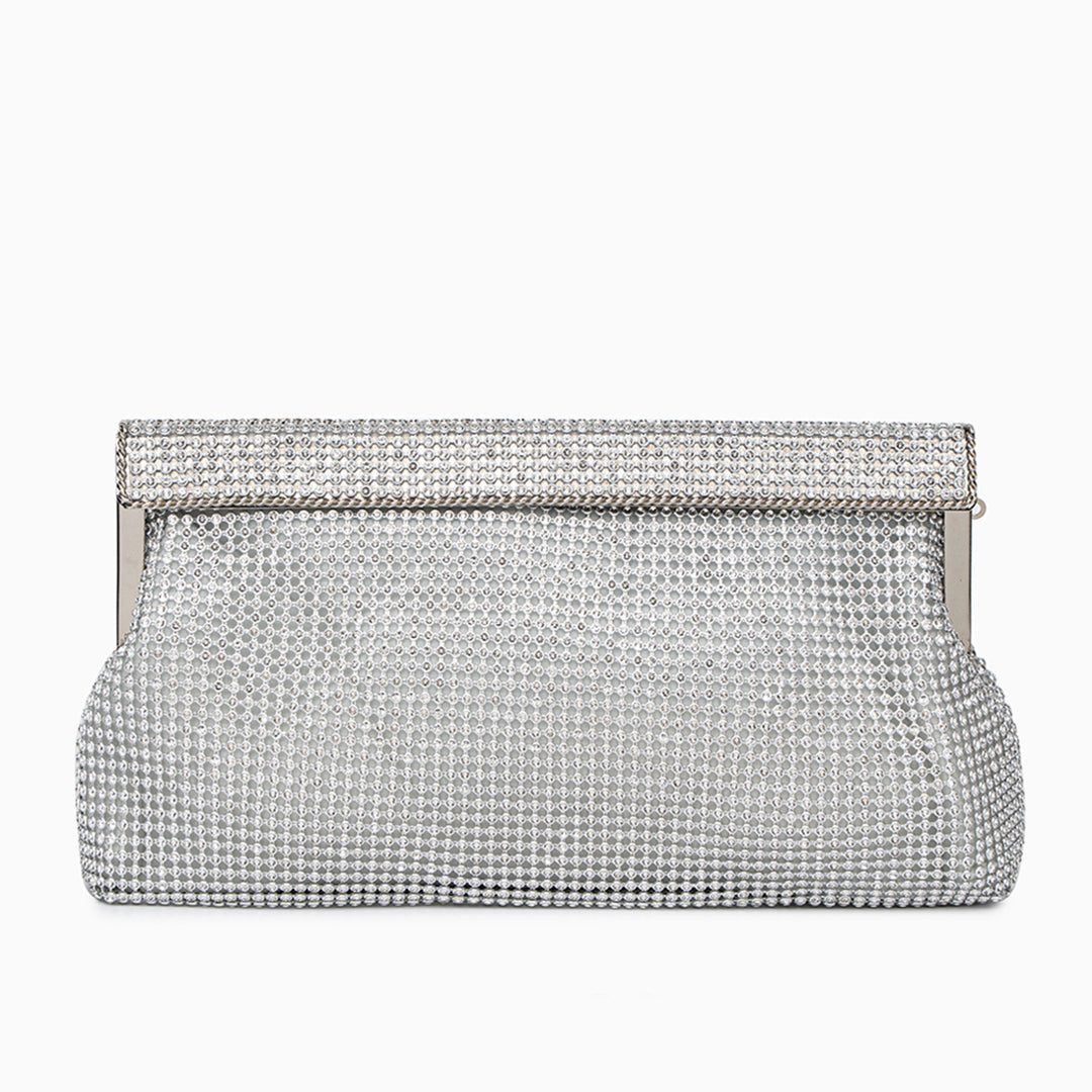 Celeste Golden Crystal Clutch – FIORENE