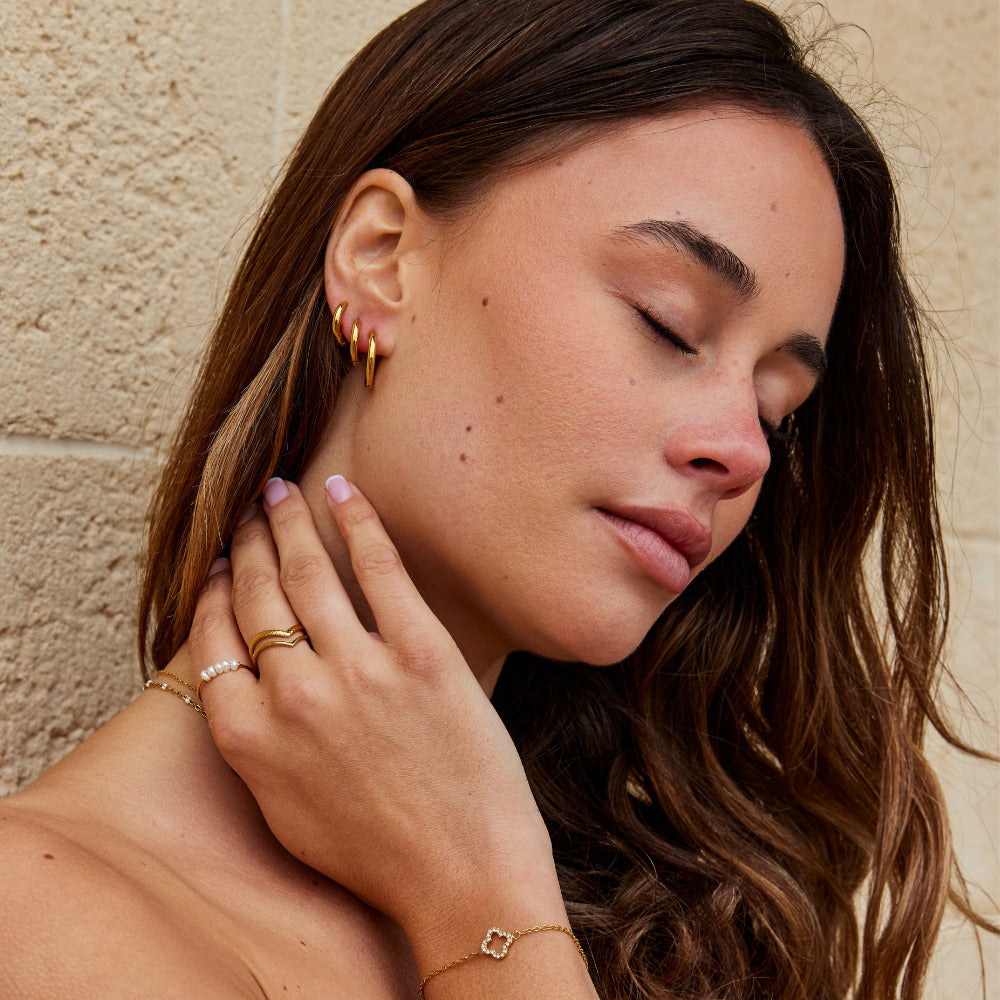 Stellar Polished Orbit Earring – FIORENE