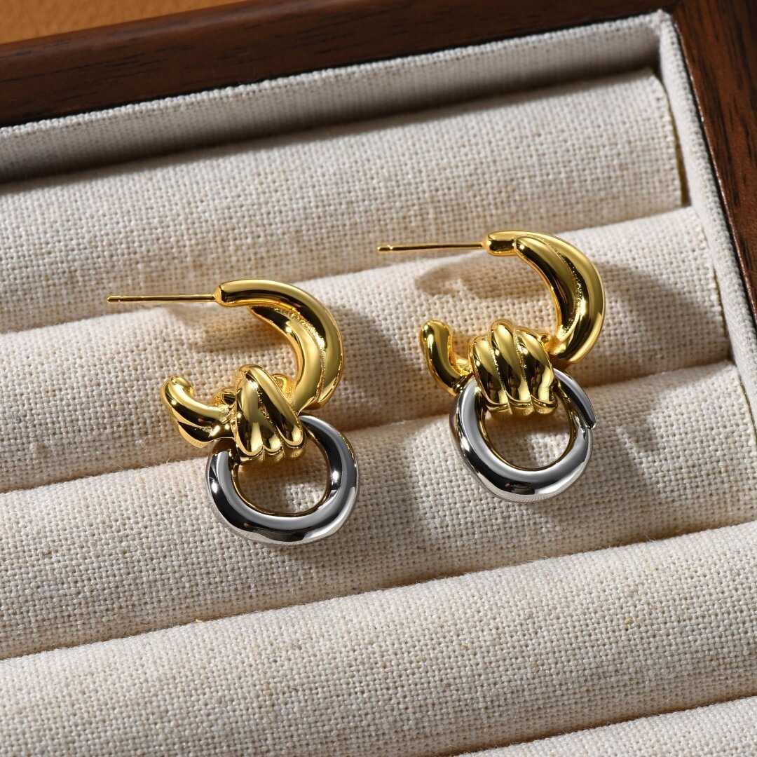 Twist Link Duo Earrings – FIORENE