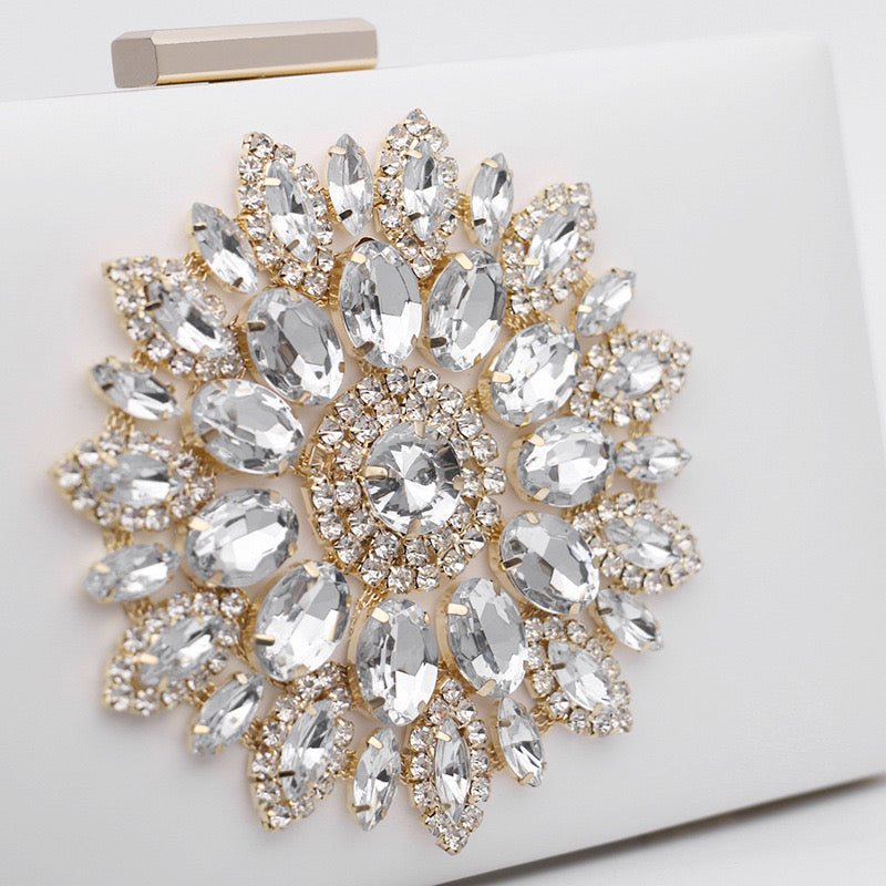 Clara Radiance Crystal Clutch – FIORENE