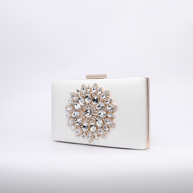 Clara Radiance Crystal Clutch – FIORENE