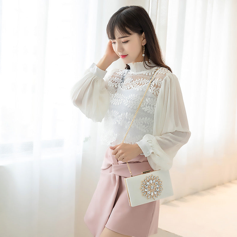 Clara Radiance Crystal Clutch – FIORENE
