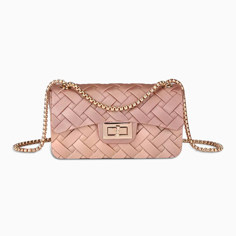 Azzurra Woven Crossbody Bag – FIORENE