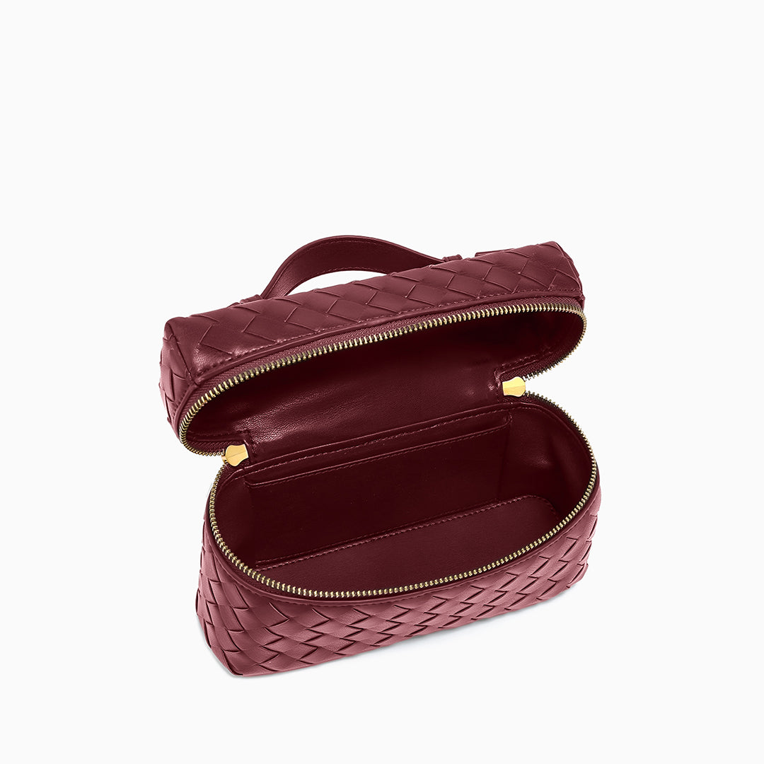 Woven Boxy Crossbody Bag - FIORENE