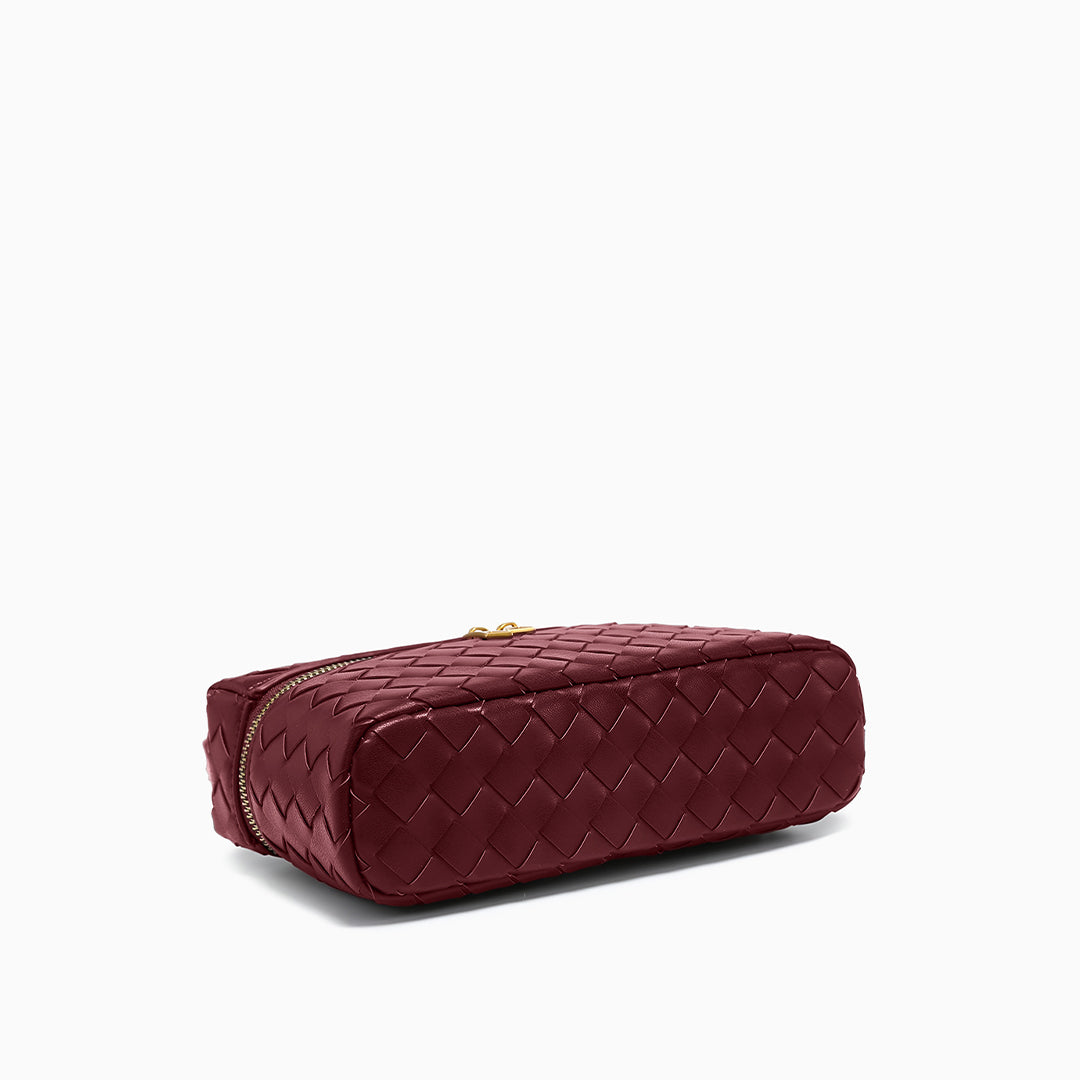 Woven Boxy Crossbody Bag - FIORENE