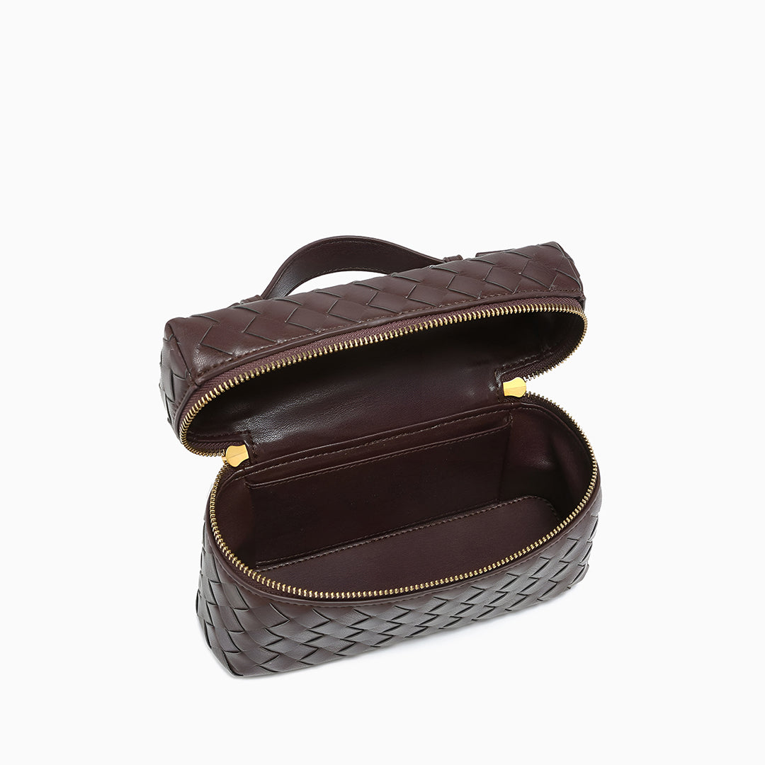 Woven Boxy Crossbody Bag - FIORENE