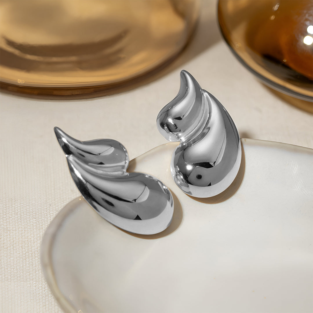 Golden Flow Earrings – FIORENE