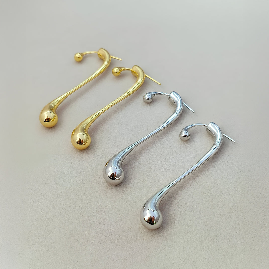 Liquid Gold Earrings – FIORENE
