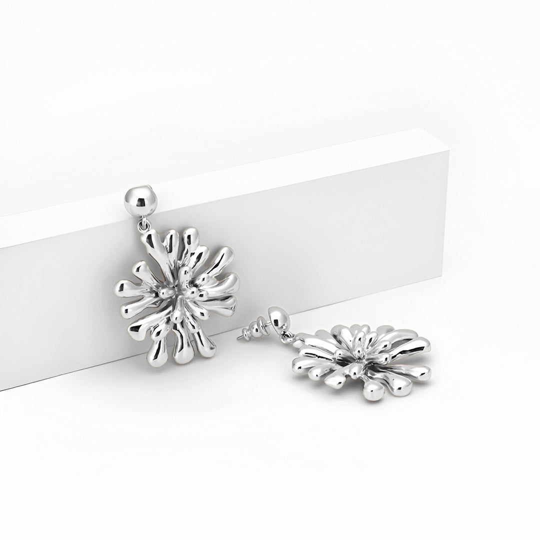 Golden Burst Earrings – FIORENE