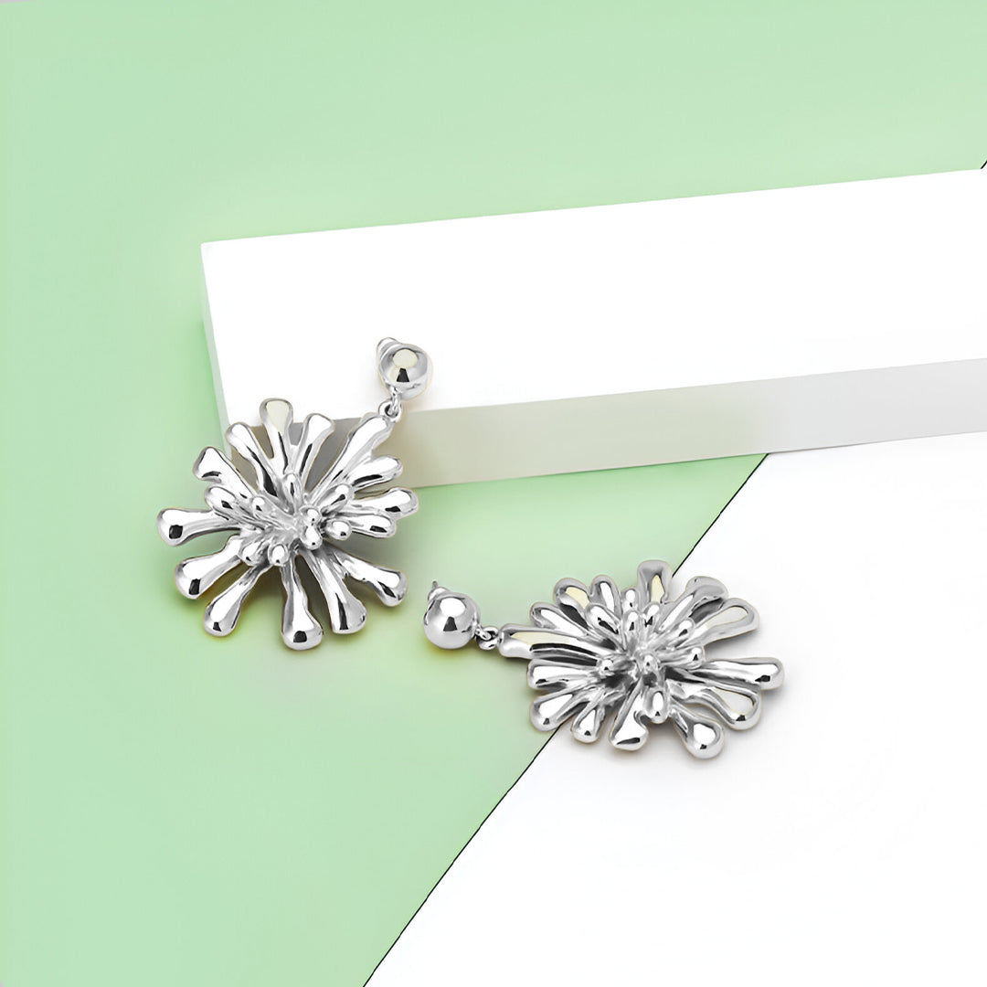 Golden Burst Earrings – FIORENE