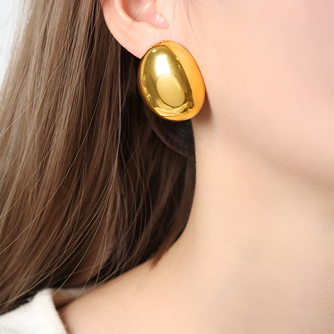 Golden Dome Earrings – FIORENE
