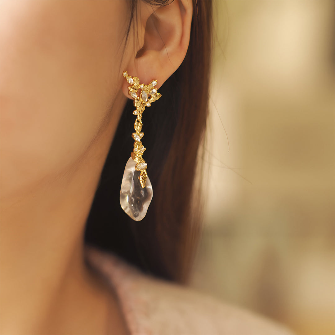 Starlight Pearl Drops Earrings – FIORENE