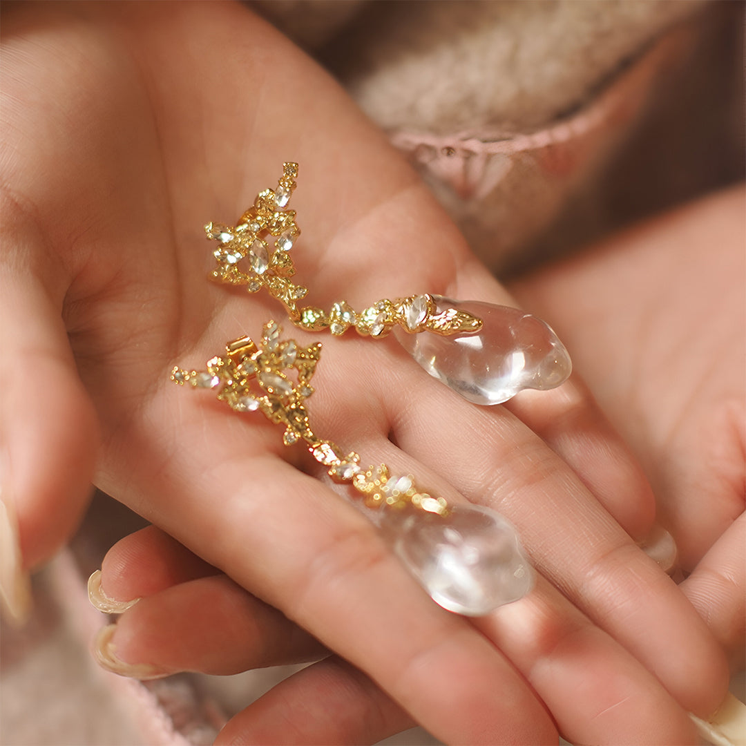 Starlight Pearl Drops Earrings – FIORENE