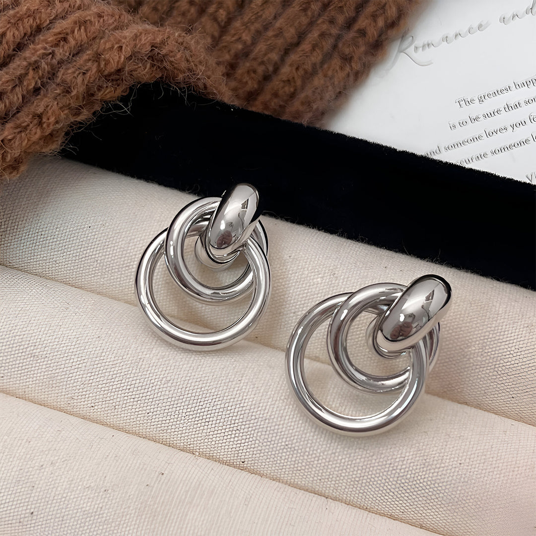 Golden Unity Earrings – FIORENE