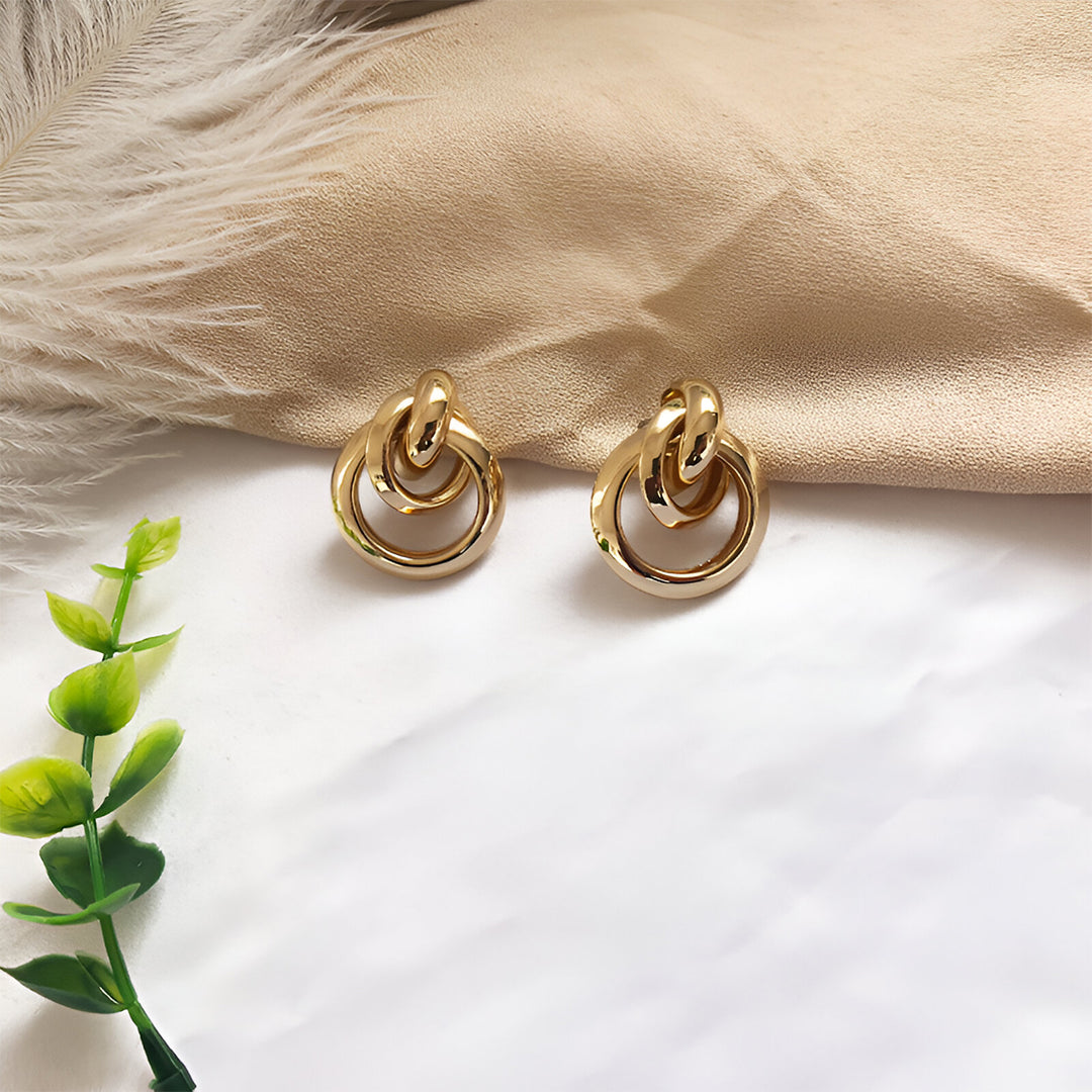 Golden Unity Earrings – FIORENE