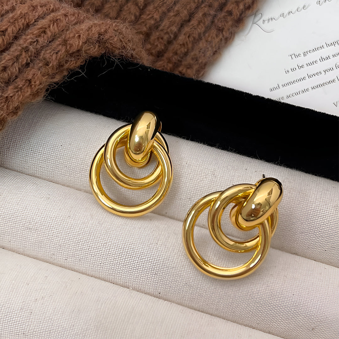Golden Unity Earrings – FIORENE