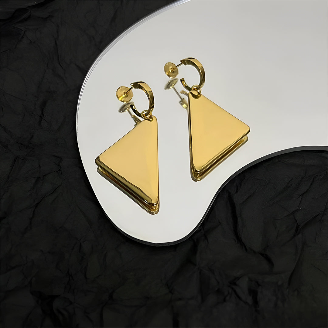 Zahara Triangle Earrings – FIORENE