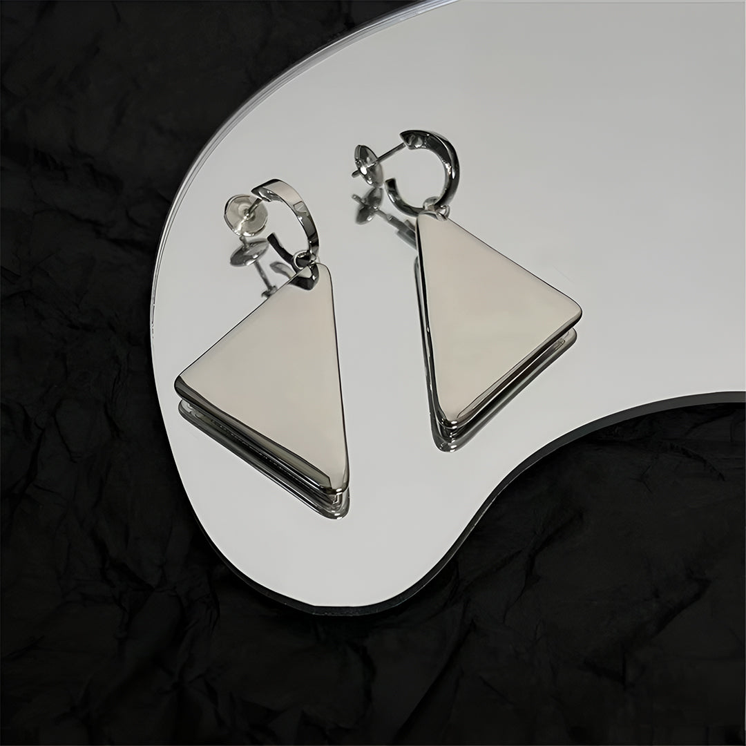 Zahara Triangle Earrings – FIORENE