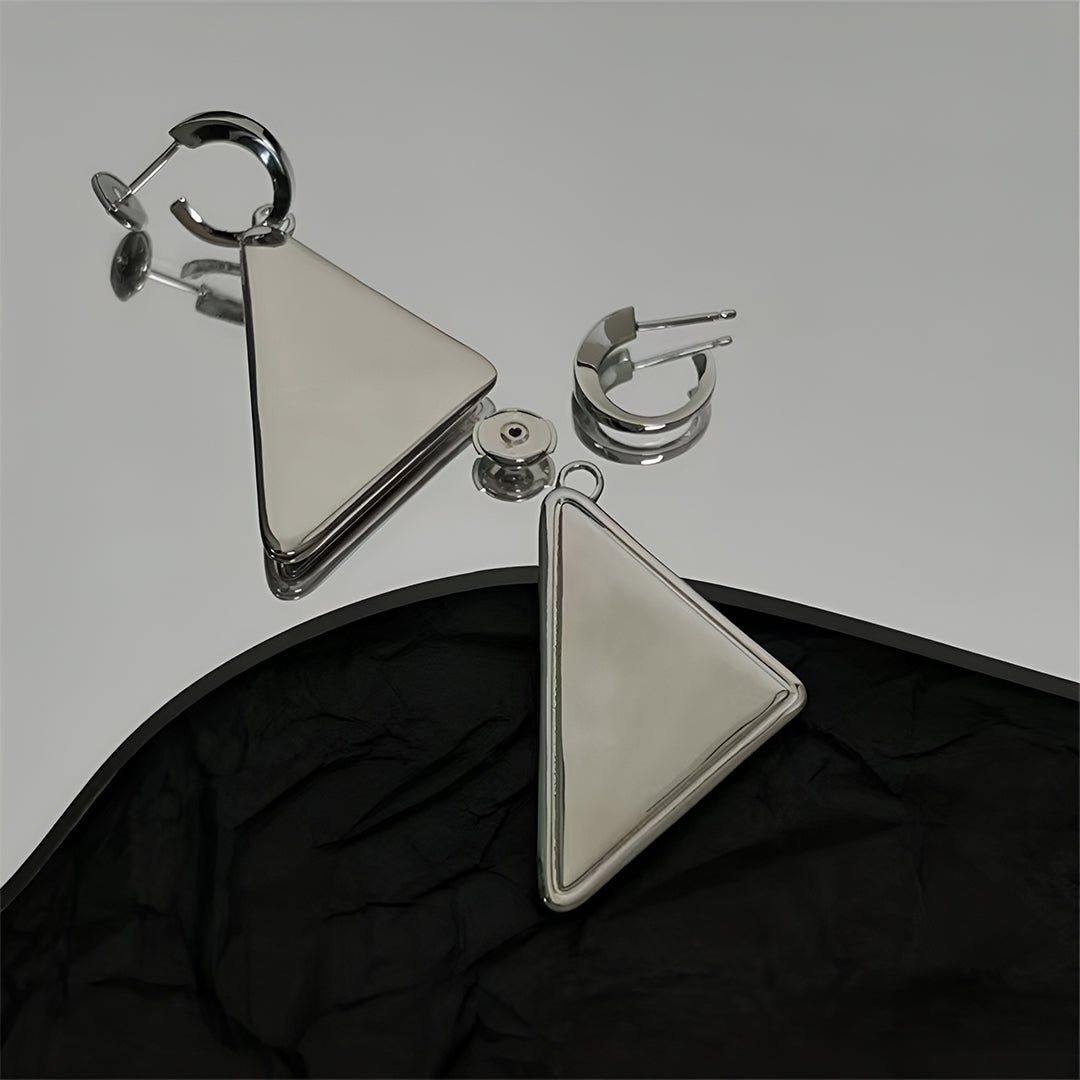 Zahara Triangle Earrings – FIORENE