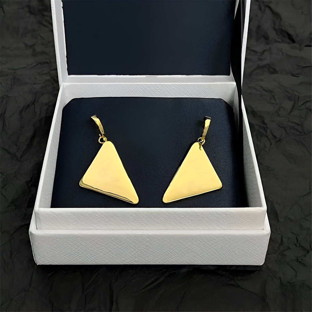 Zahara Triangle Earrings – FIORENE