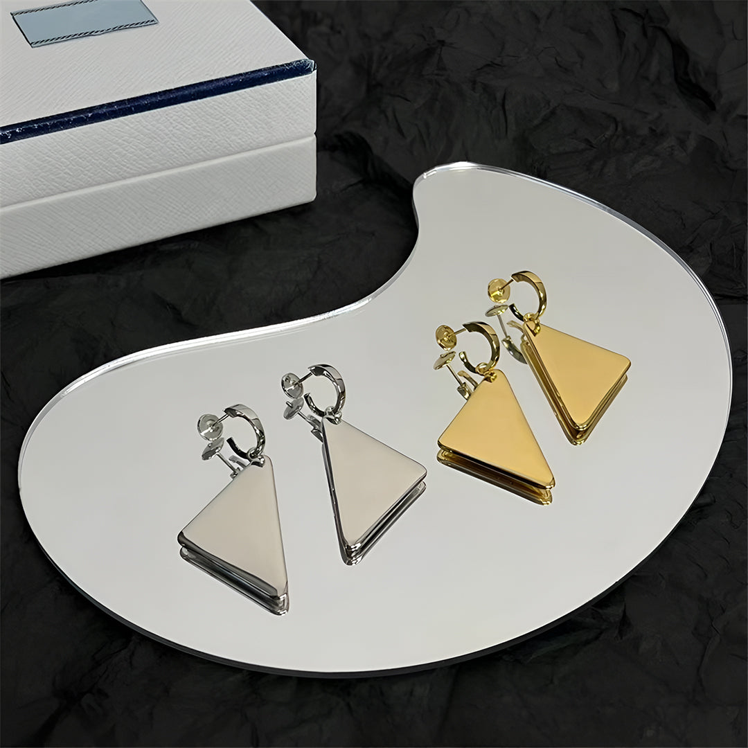 Zahara Triangle Earrings – FIORENE