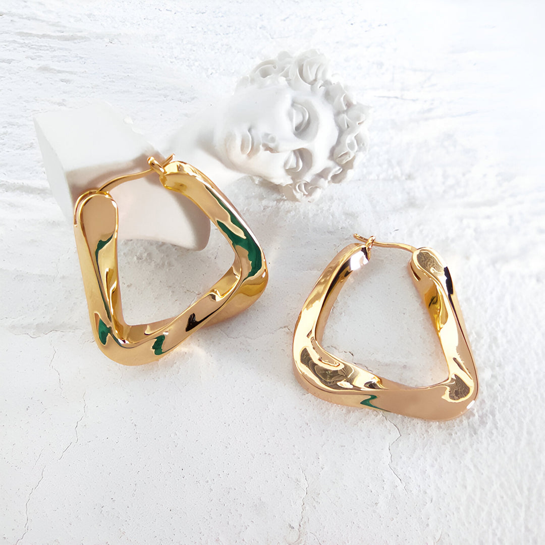 Silver Flow Earrings – FIORENE