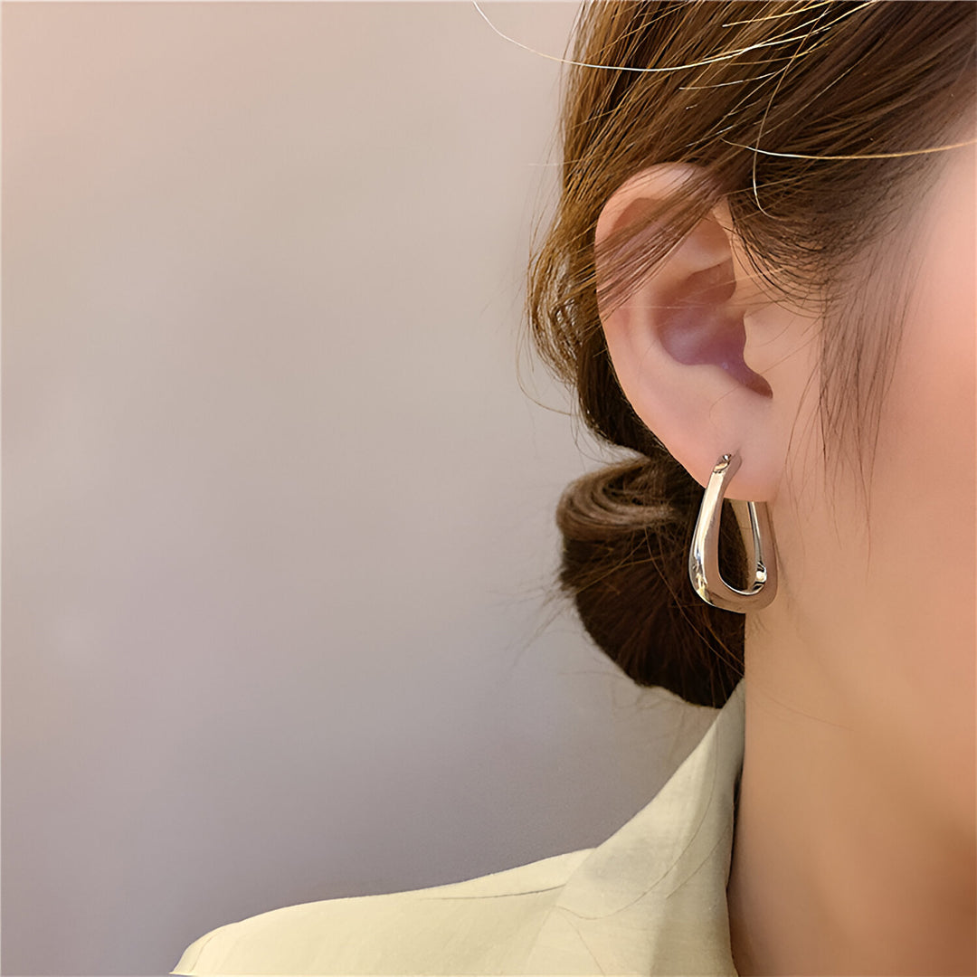 Silver Flow Earrings – FIORENE