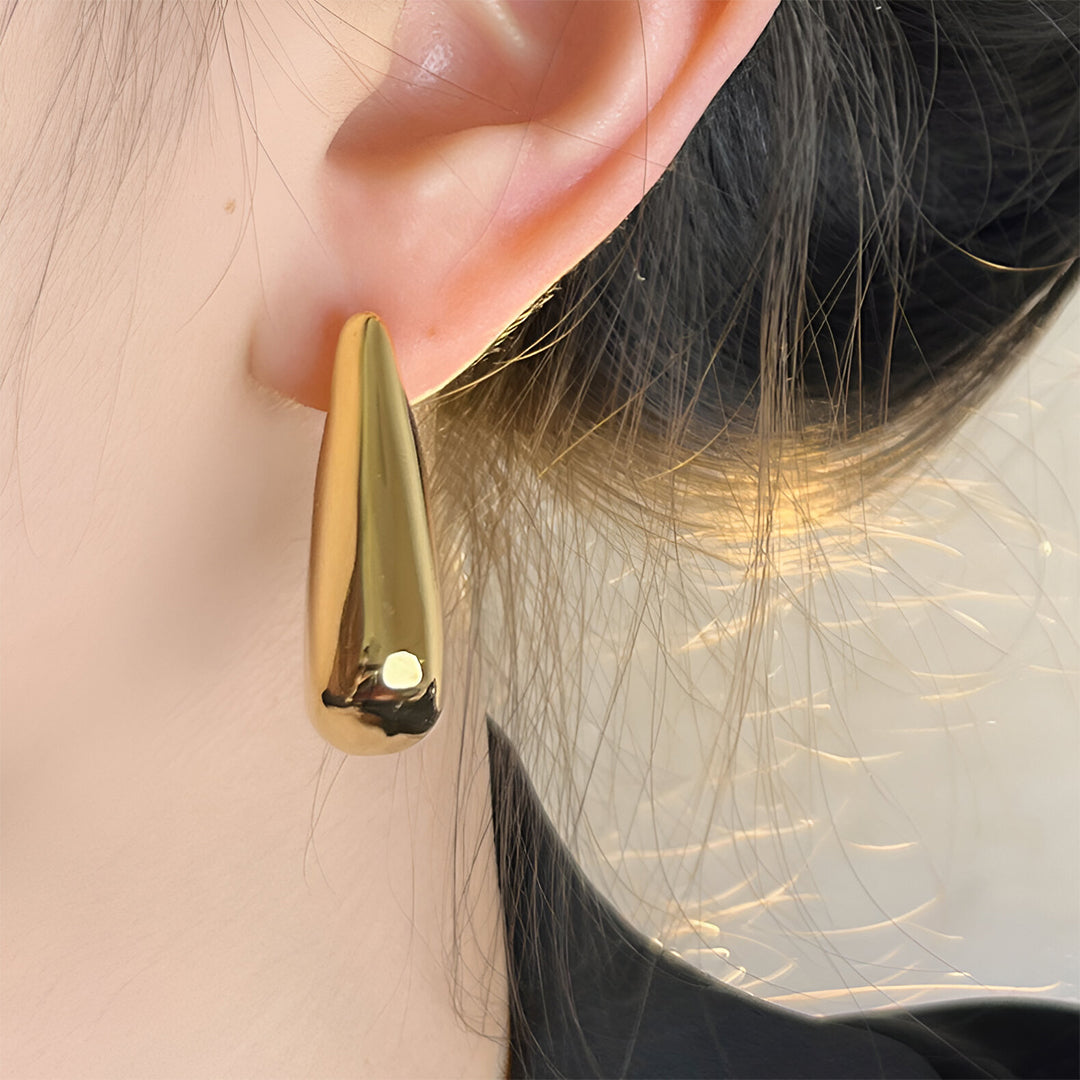 Golden Silhouette Earrings – FIORENE