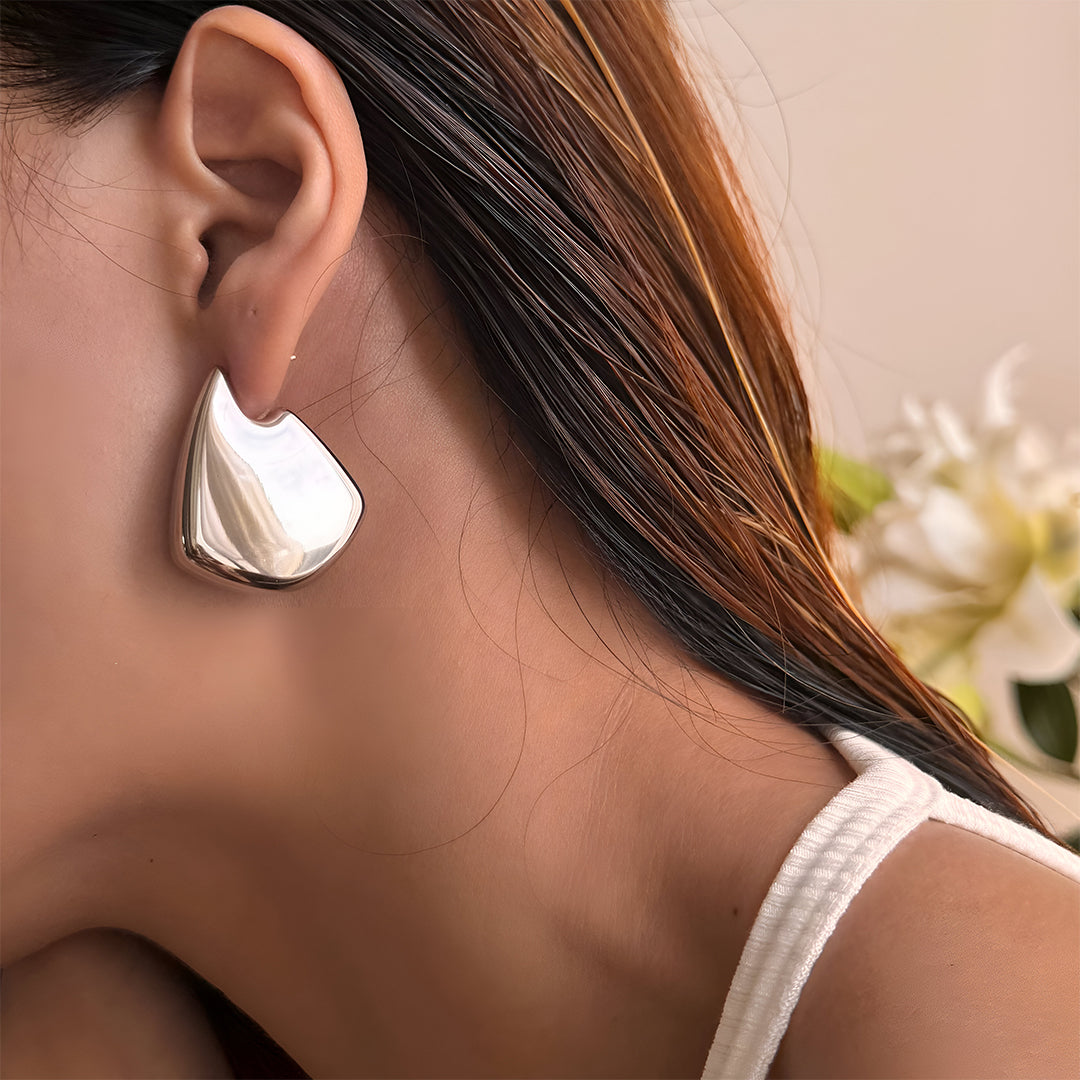 Golden Silhouette Earrings – FIORENE