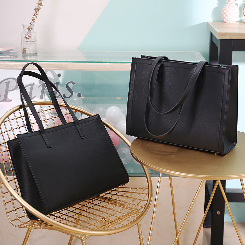 Noir Silhouette Work Tote Bag – FIORENE