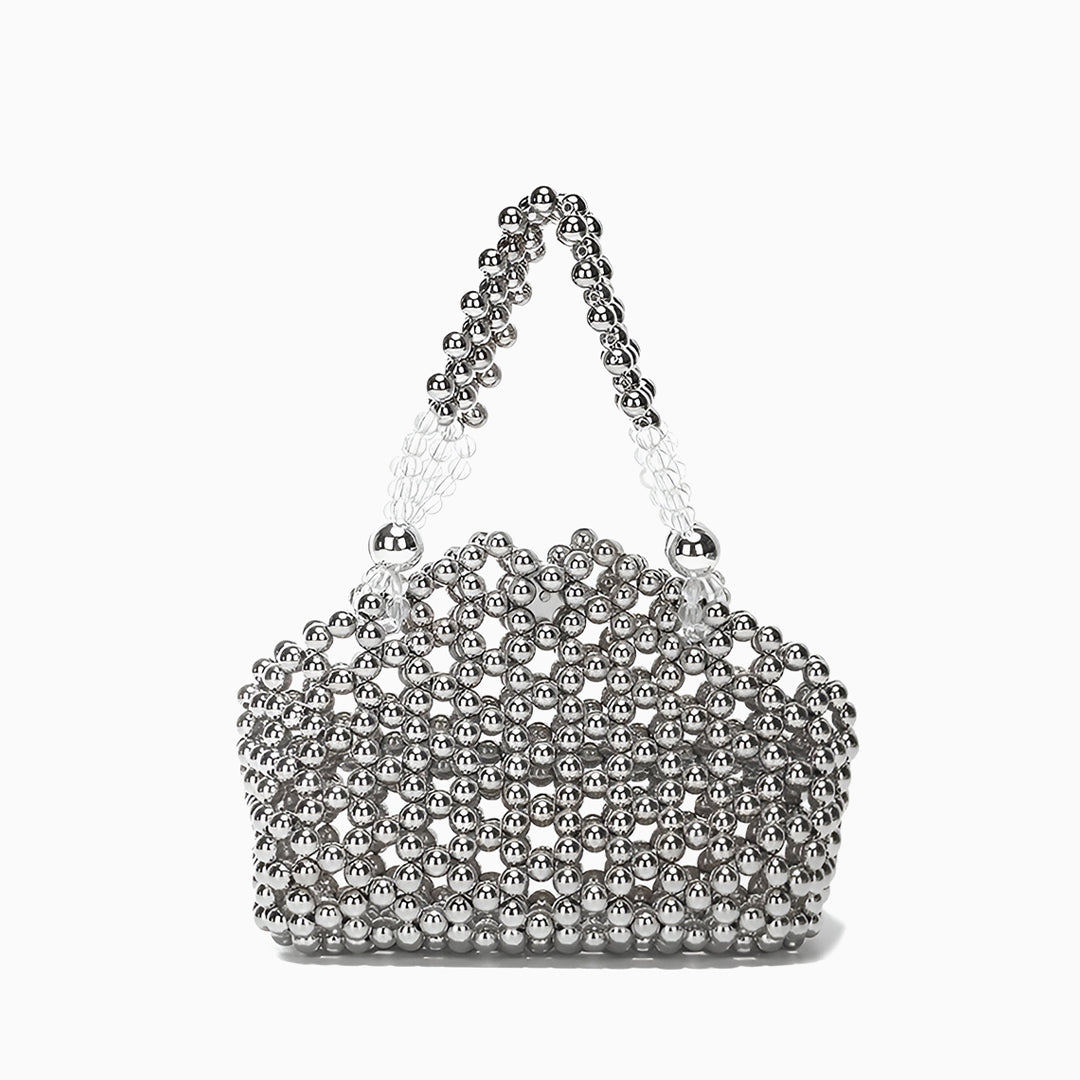 Chrome Bead Handbag – FIORENE
