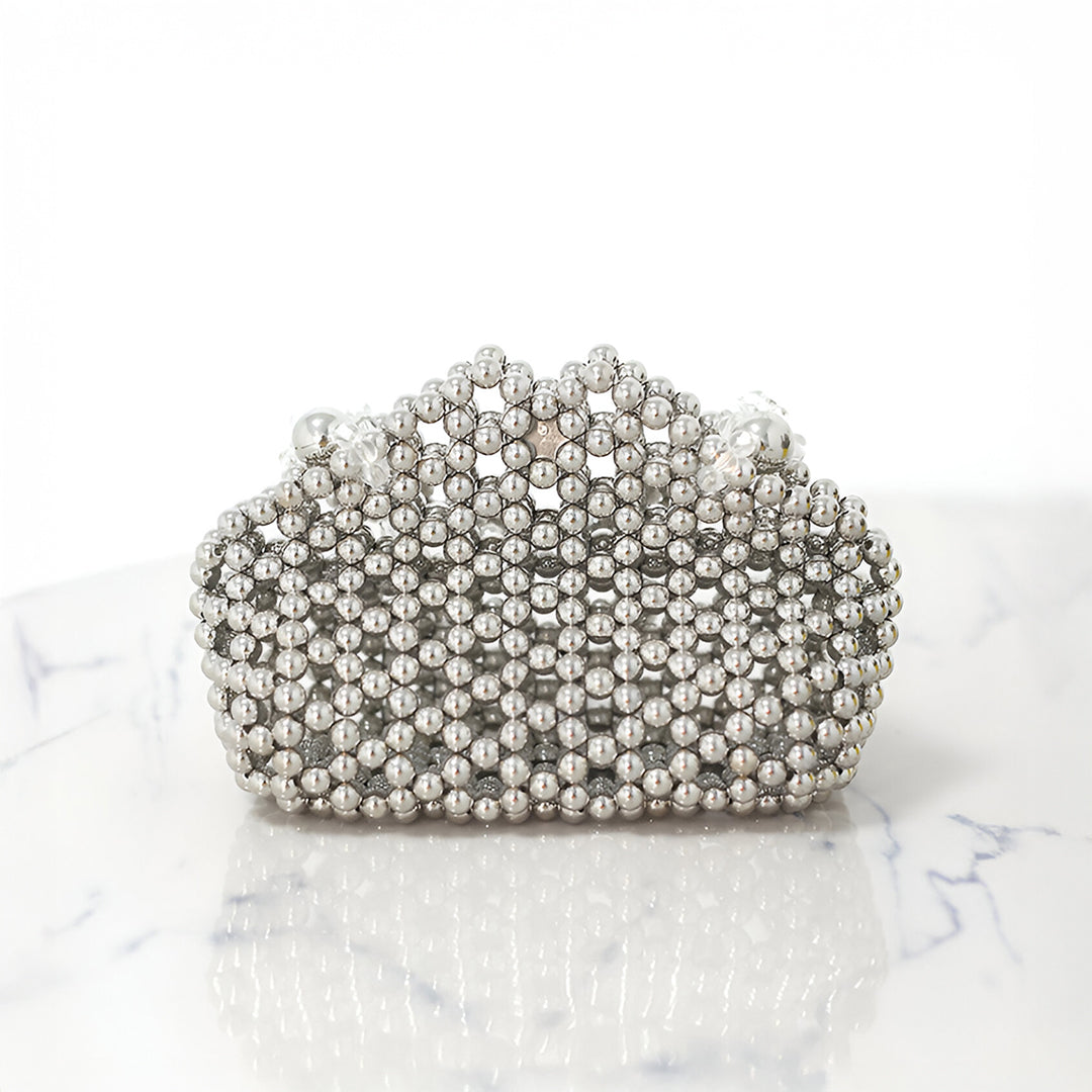 Chrome Bead Handbag – FIORENE