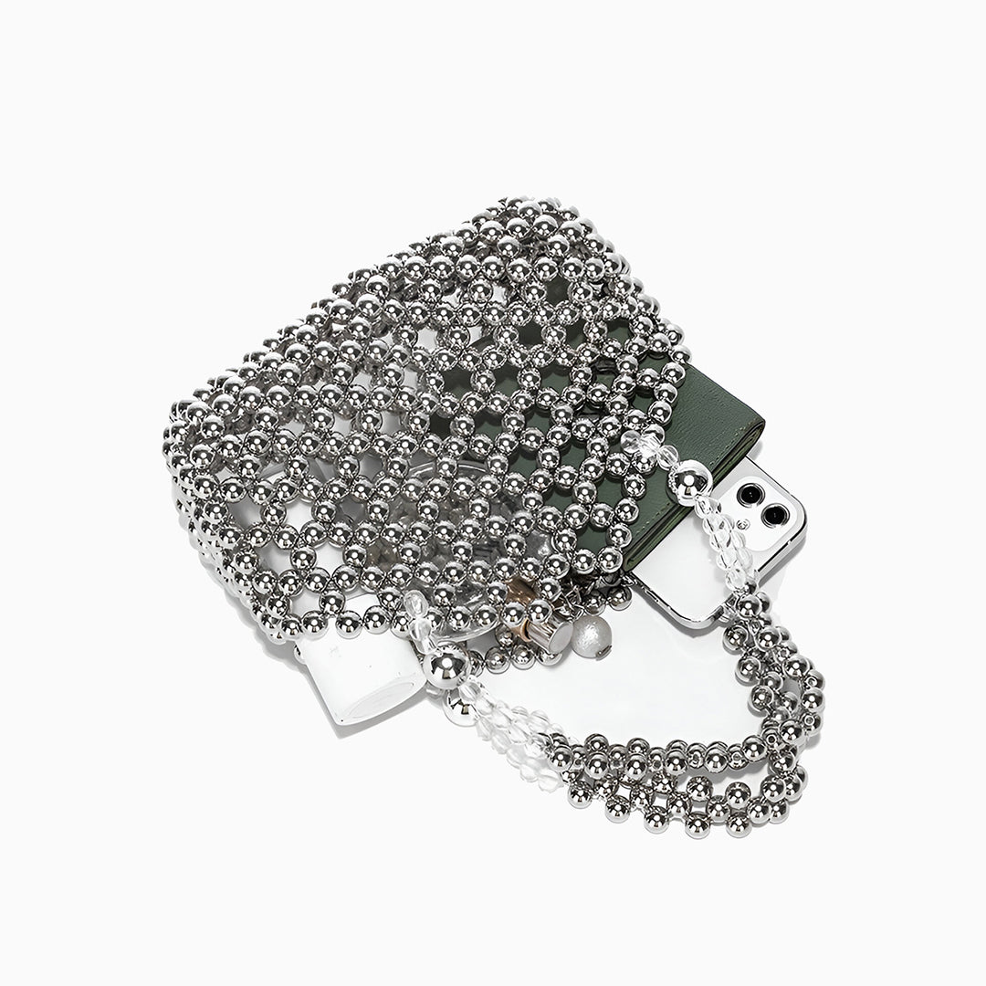 Chrome Bead Handbag – FIORENE