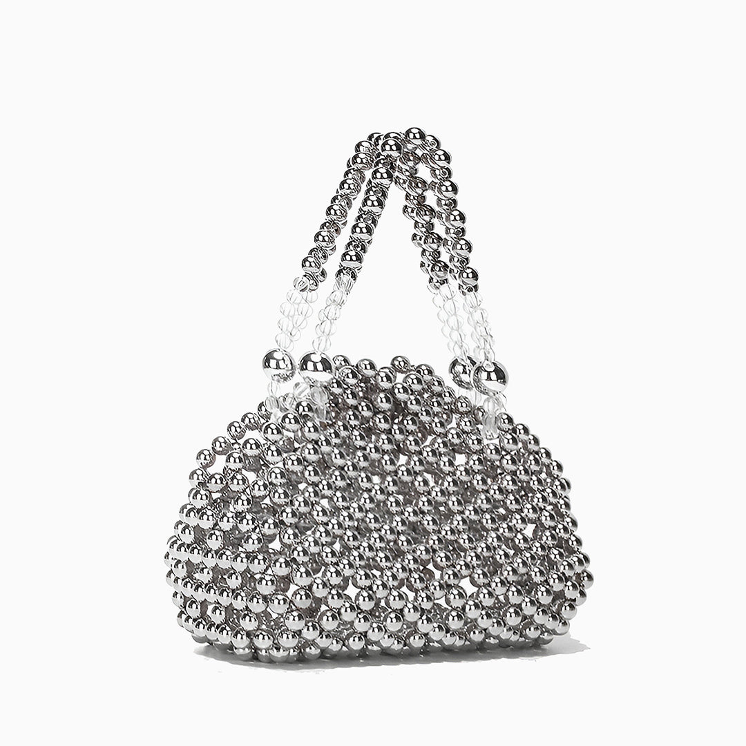 Chrome Bead Handbag – FIORENE