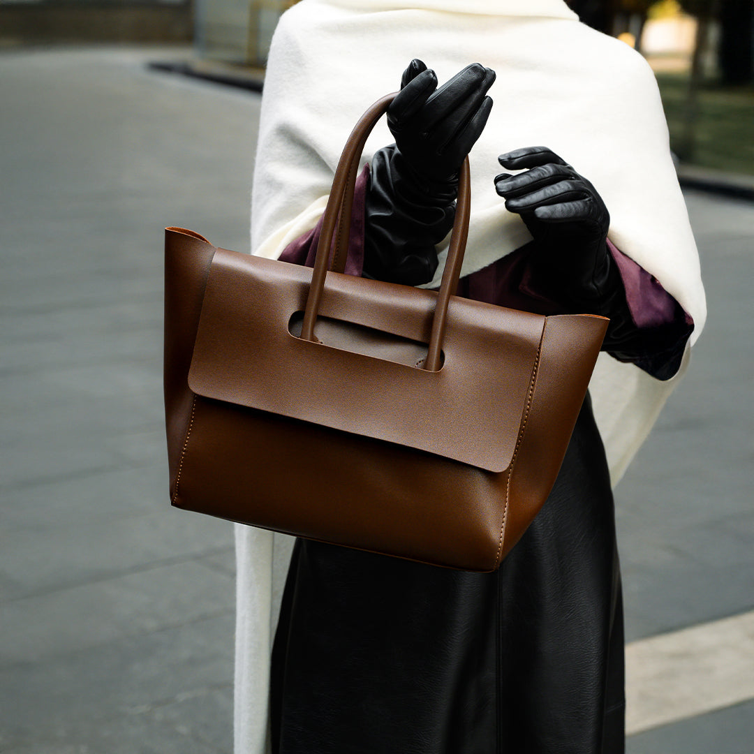 Cognac Essence Tote Bag – FIORENE