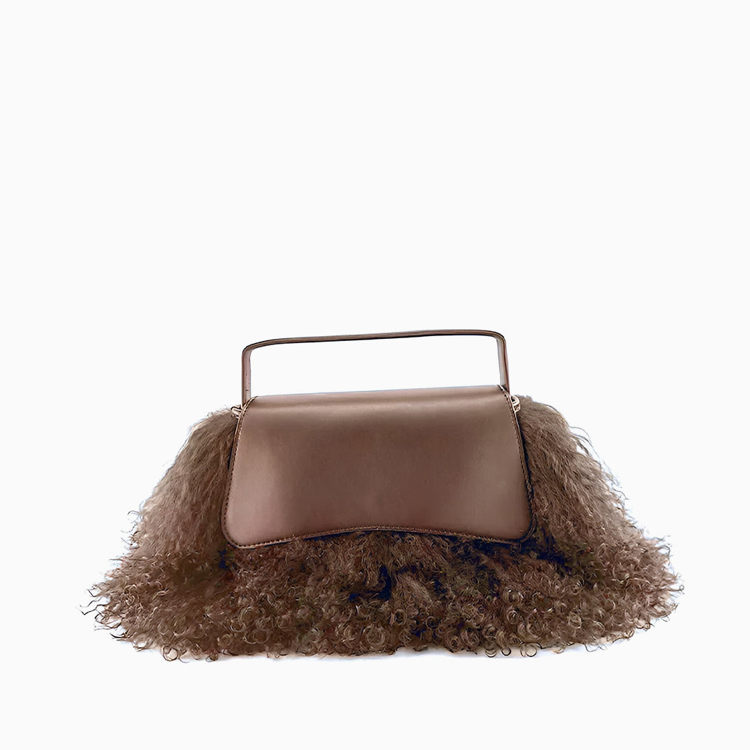 Violet Whisper Feather Clutch – FIORENE