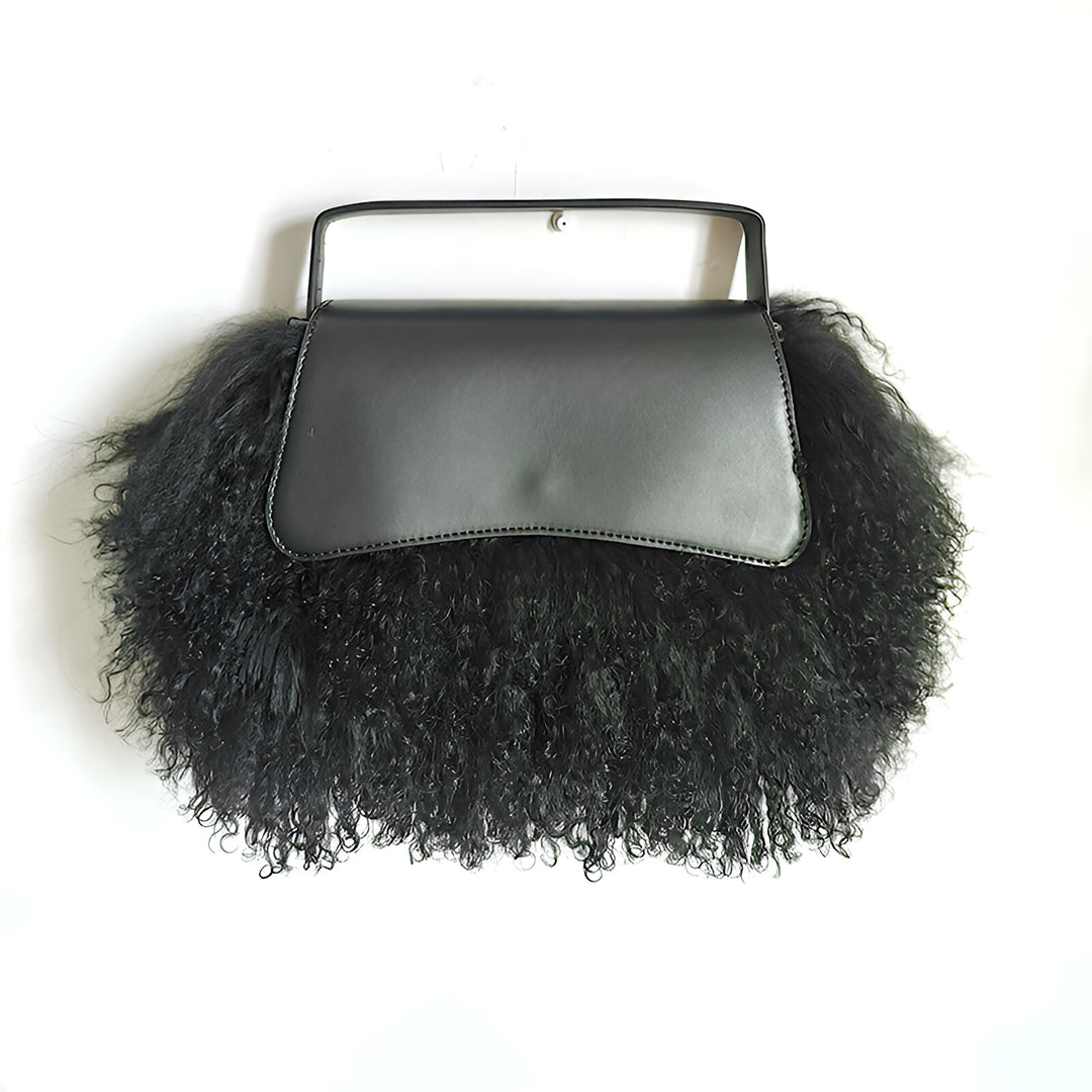 Violet Whisper Feather Clutch – FIORENE