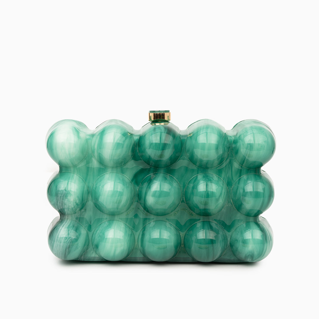 Lustrous Pearl Dome Clutch – FIORENE