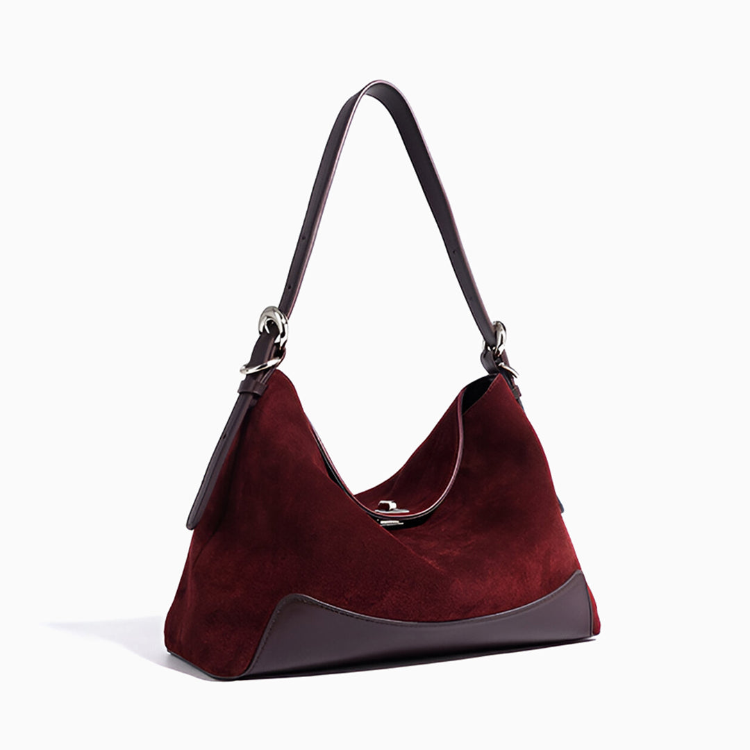 Velvet Charm Shoulder Bag - FIORENE