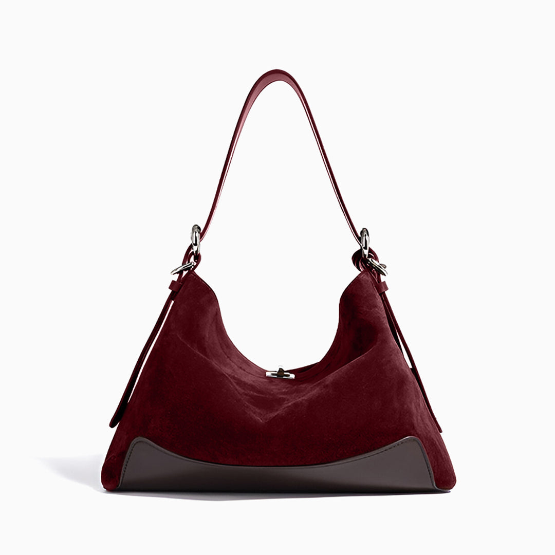 Velvet Charm Shoulder Bag - FIORENE