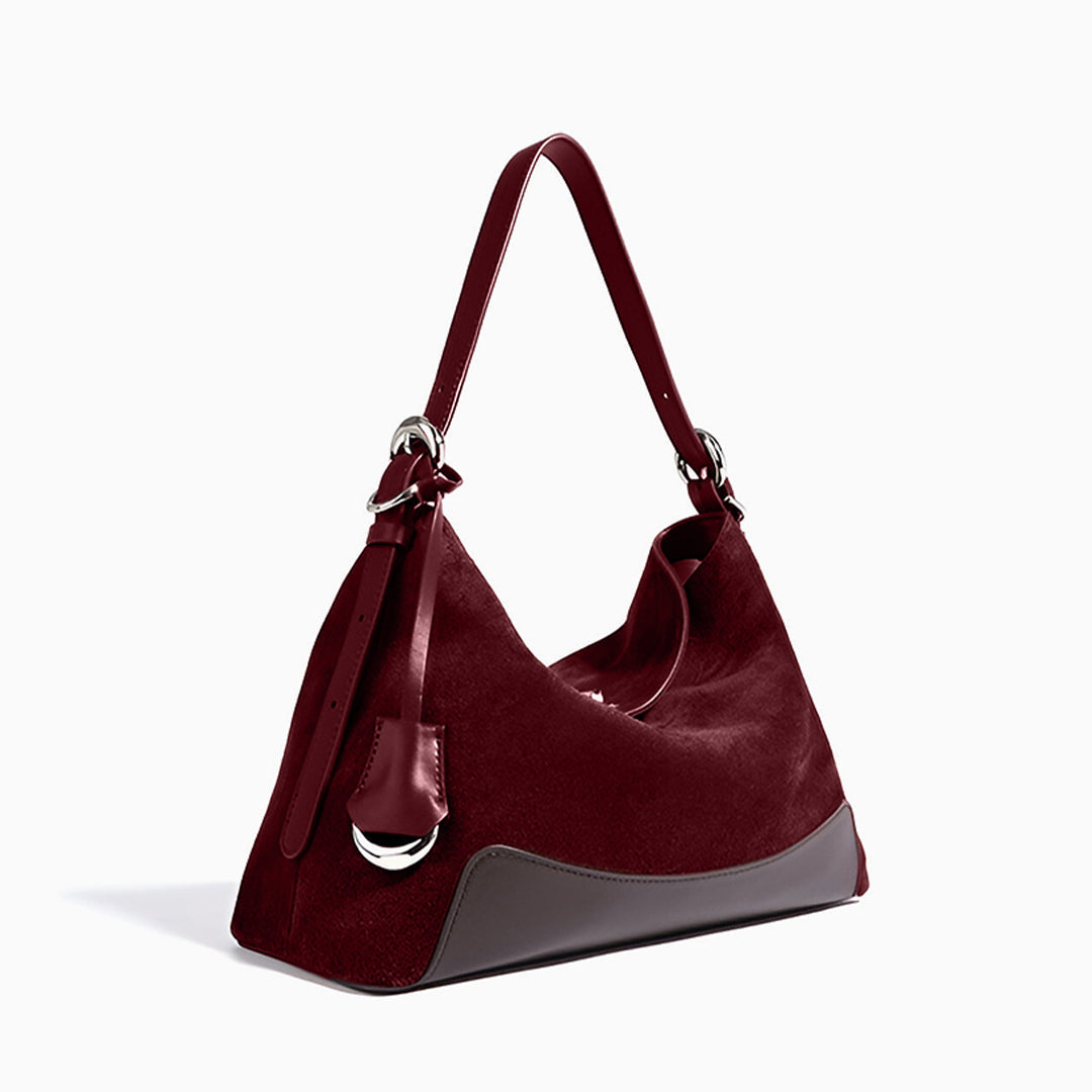 Velvet Charm Shoulder Bag - FIORENE