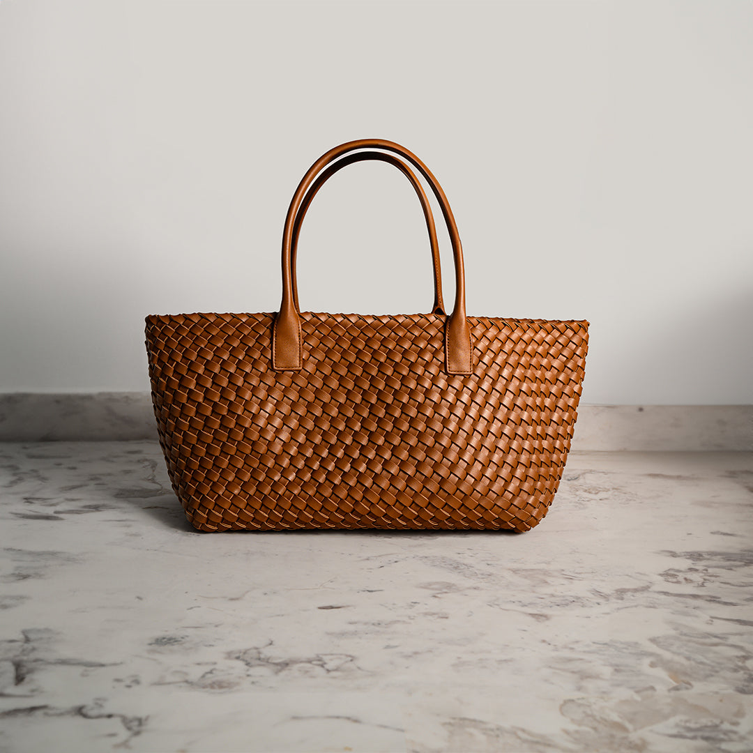 Sienna Woven Tote Bag – FIORENE