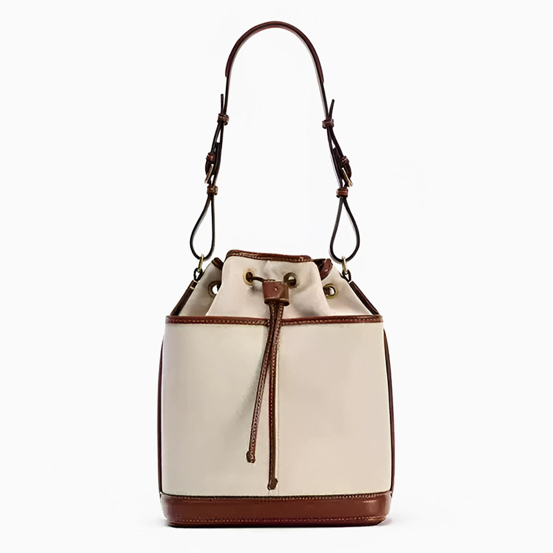Classic Drawstring Shoulder Bag - FIORENE