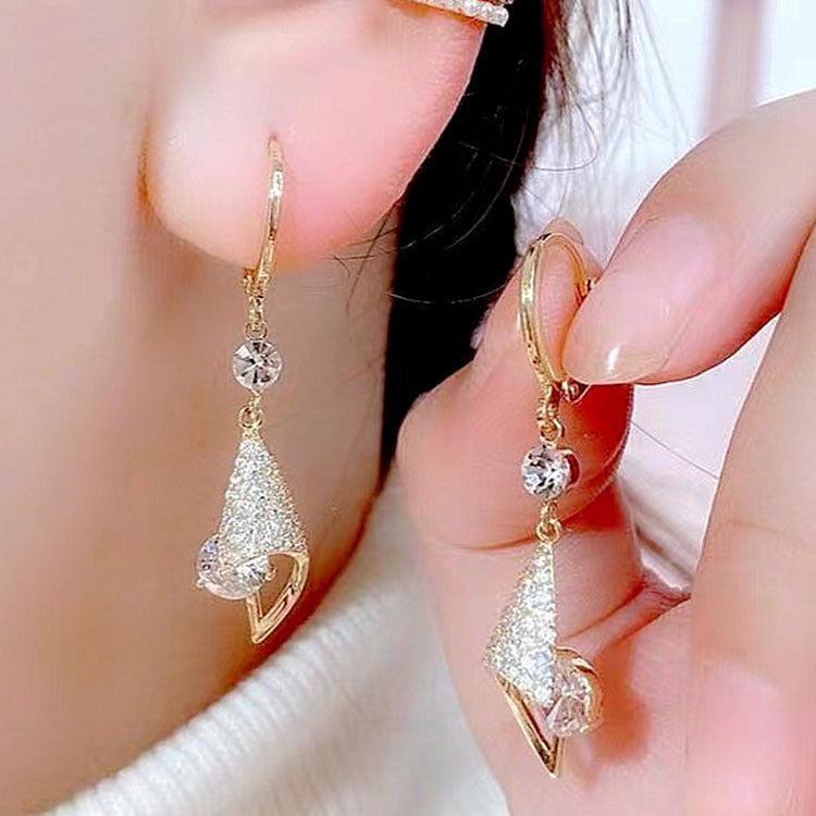 Crystal Radiance Drop Earrings – FIORENE