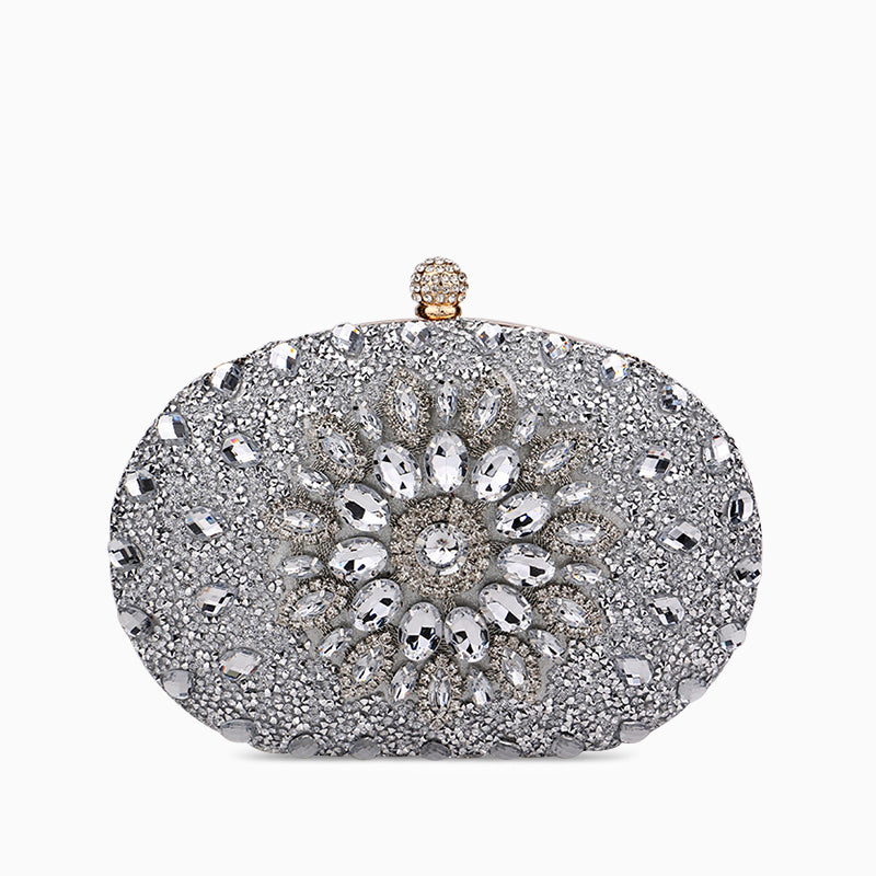 Golden Sunburst Jewel Clutch – FIORENE