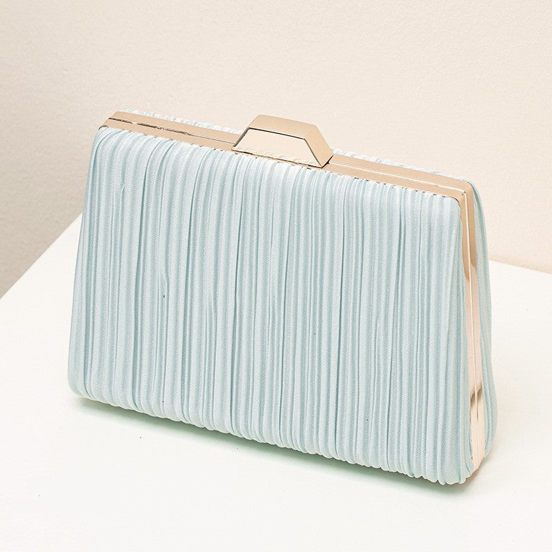 Pleated Serenity Halo Clutch – FIORENE