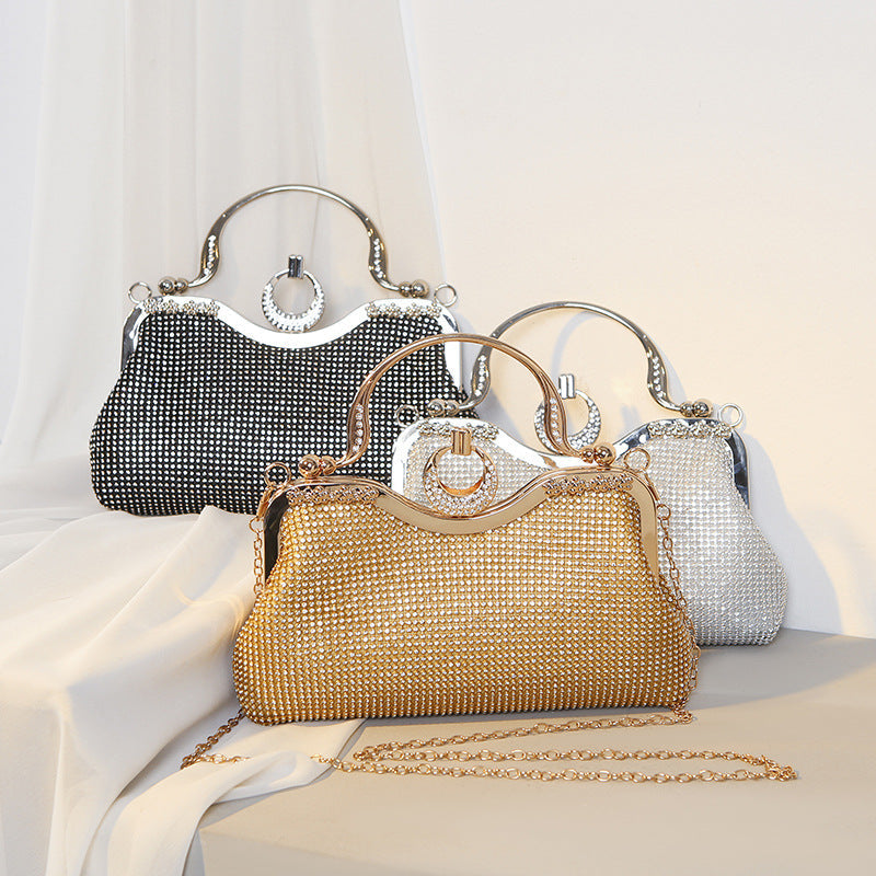 Gilded Radiance Frame Clutch – FIORENE