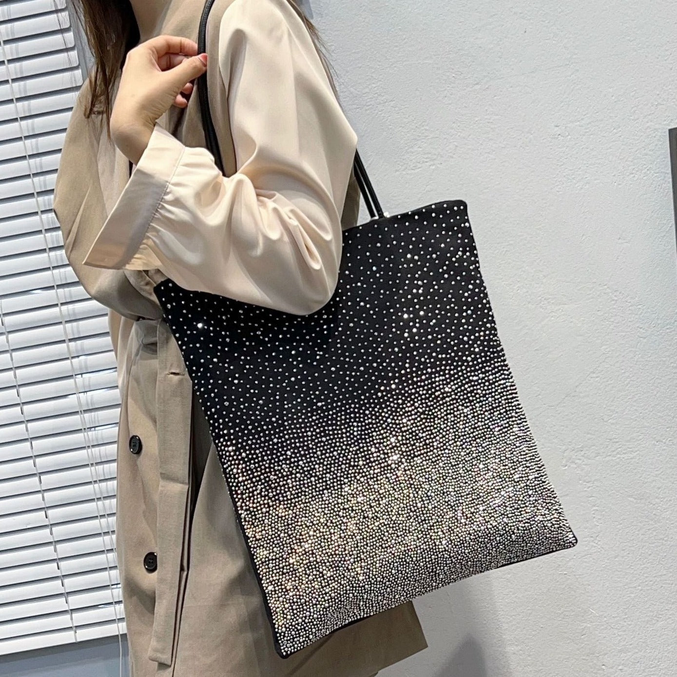 Midnight Stardust Tote Bag – FIORENE
