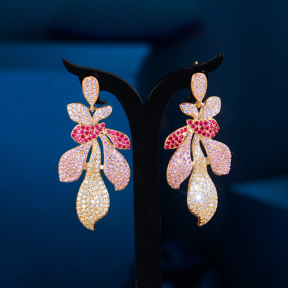 Orchid Bloom Earrings – FIORENE