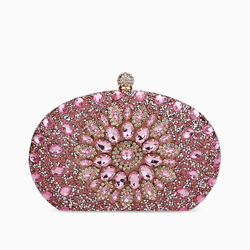 Golden Sunburst Jewel Clutch – FIORENE
